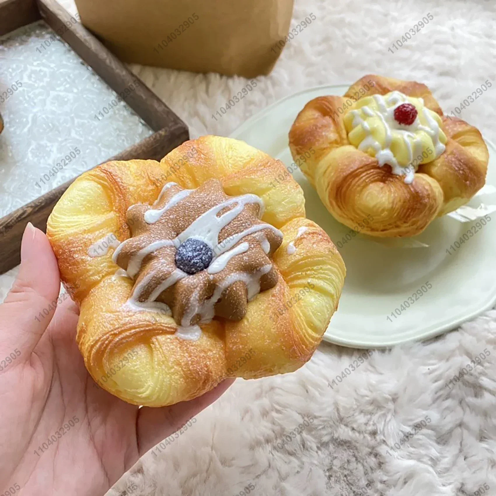Brood Cake Toast Squishy Langzaam Stijgende Bakkerij Collectie Squishy Langzaam Rebound Squeeze Speelgoed Anti Stress Release Hand Relax Speelgoed: Donker Kaki