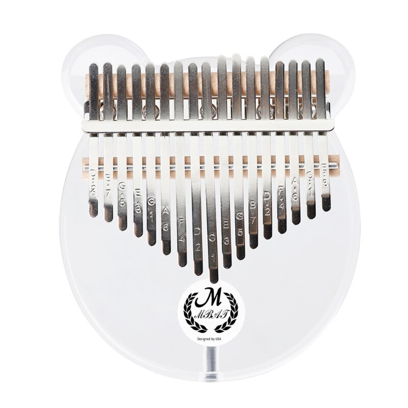 17 Keys EQ kalimba Thumb Piano Link Speaker Electric Pickup Cable 17 keys Kalimba Musical Instrument