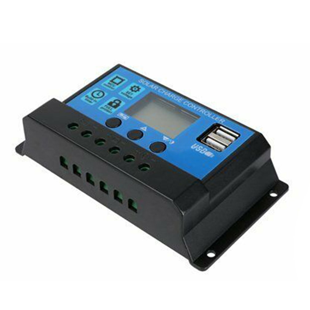 MPPT Solar Controllers Automatic Tracking Equipment Charge Home Regulator LCD Display Protect Battery