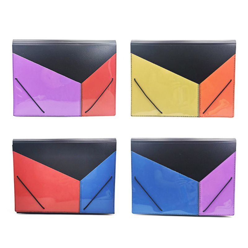 A4 Expanding Multi-layer File Folder Document Organizer 13 Pockets Accordion Bag