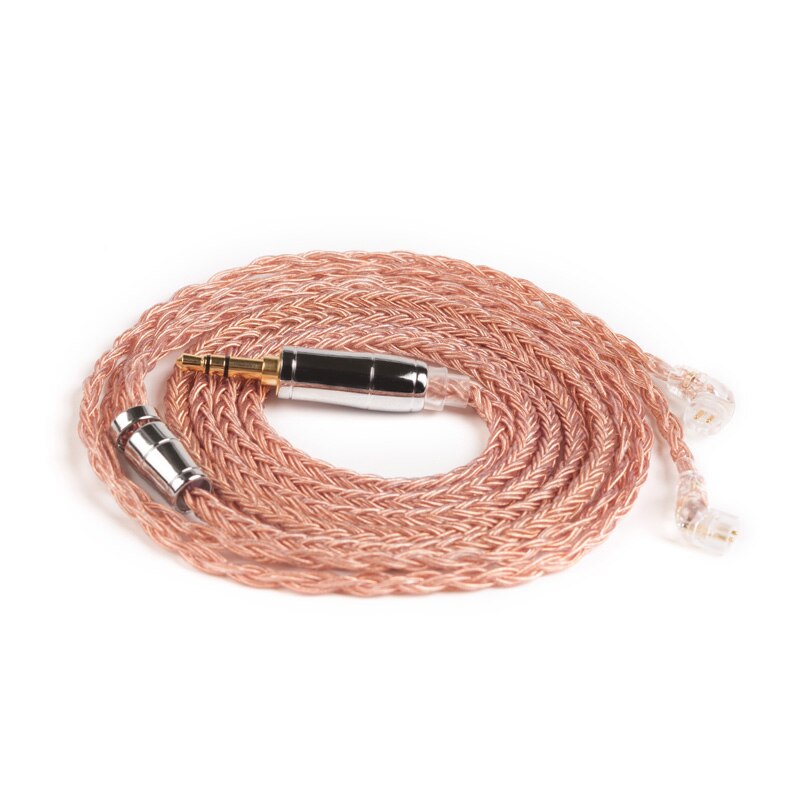 Kbear 16 núcleo prata chapeado equilibrado cabo 2.5/3.5/4.4mm com mmcx/2pin/qdc conector para zs10 pro as10 zsx zsn pro c12 BL-03: 3.5 QDC