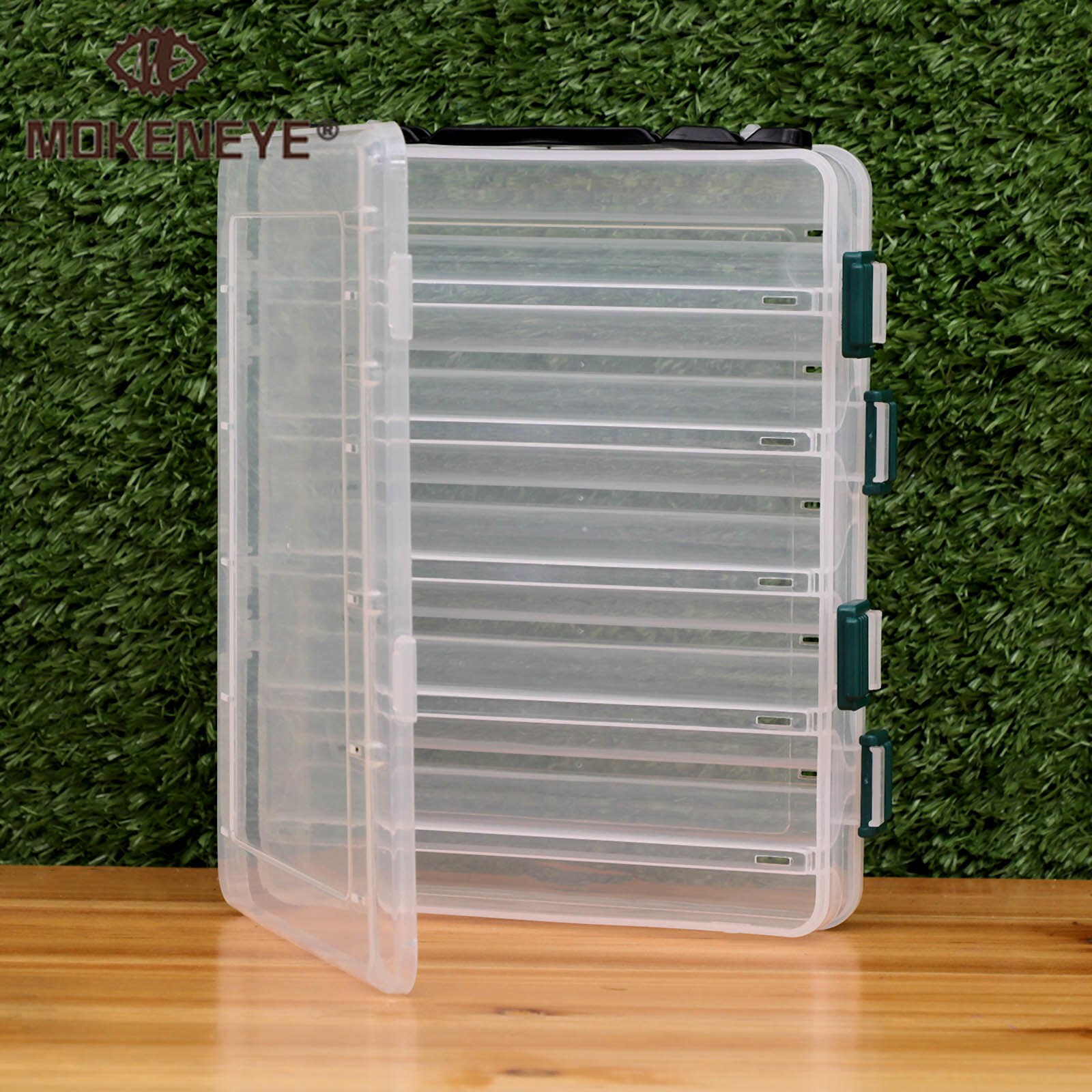 Double Side Fishing Lure Box Double Sided Tackle Box Fishing Lure Fishing Accessories Bait Fishing Tackle 14/10 Compartments