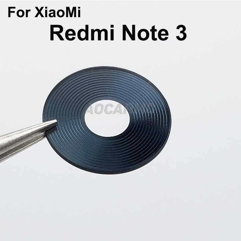 Aocarmo For XiaoMi Redmi Note 3 Rear Back Camera Lens Glass Φ11.40mm With Adhesive Sticker