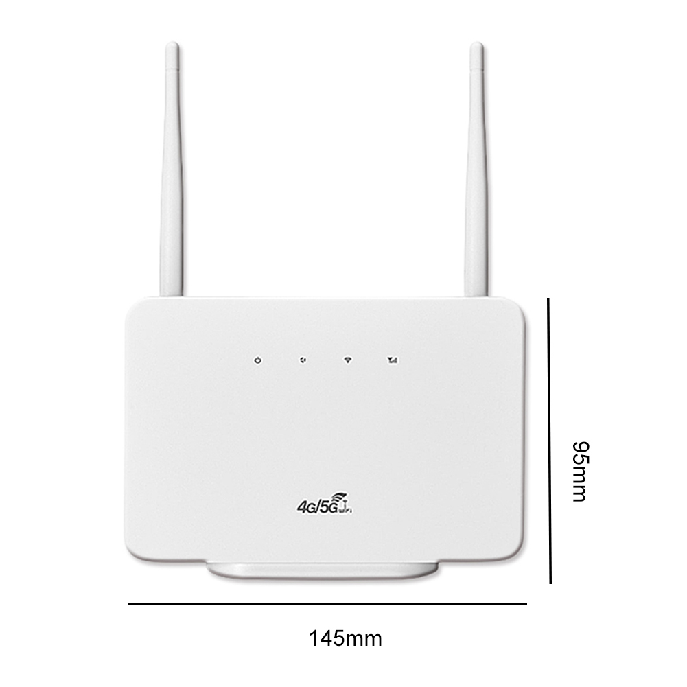 High-Speed LTE WiFi Router 300Mbps Wireless Hotspot with 2.4GHz MIMO Technology and Compact for Travel and Business