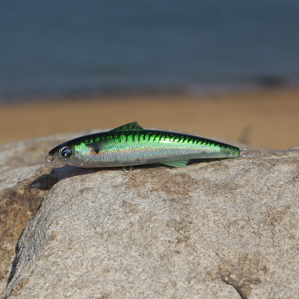 Le Fish 180MM 87g Topwater Fishing Lure Trolling big Pencil Lure Hard bait Floating For Kingfish/Tuna Saltwater With VMC Hook