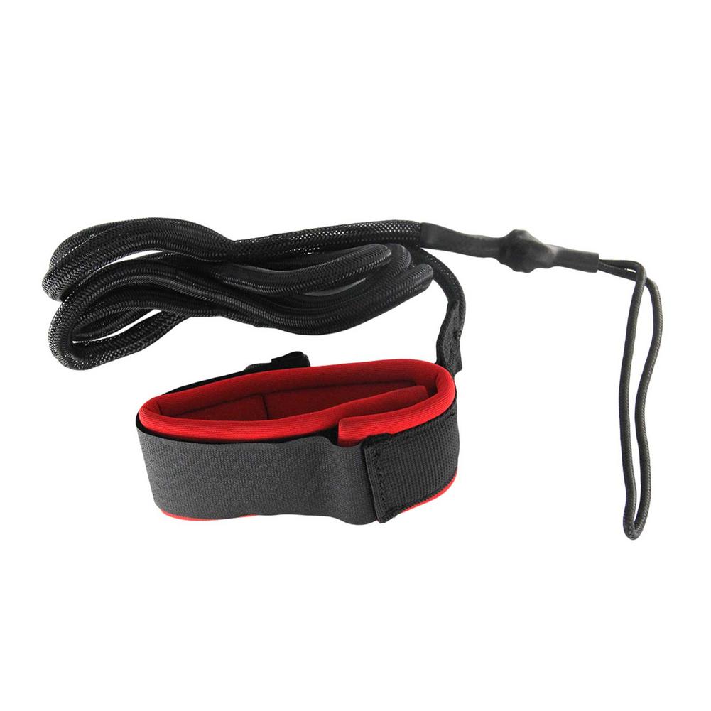 85.83 zoll breite surfbrett-fußleine, verstellbare sicherheits-knöchelmanschette, surfbrett-bein-fuß-leash für stand-up-paddling-zubehör: Rot