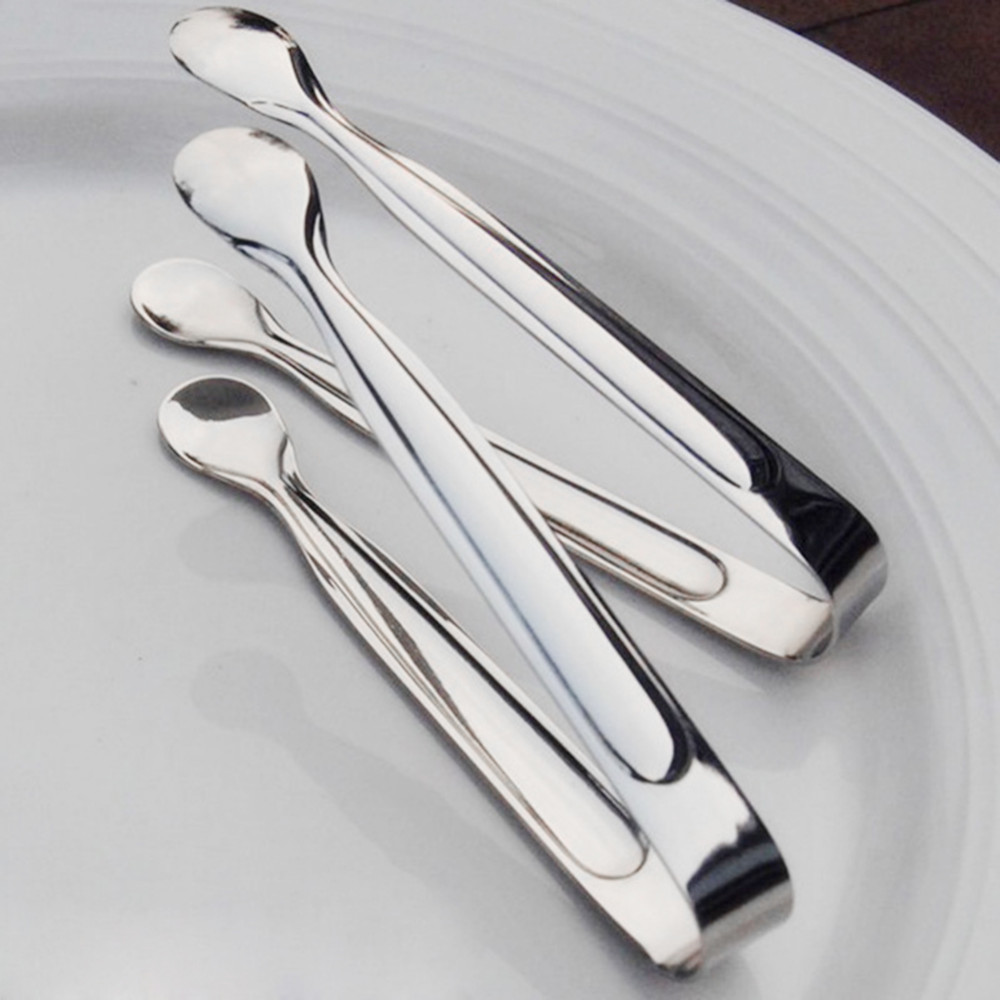 Multifunctional Mini Food Clips Stainless Steel food Tongs Kitchen Gadgets for Sweets Ice Cube Spices Sugar