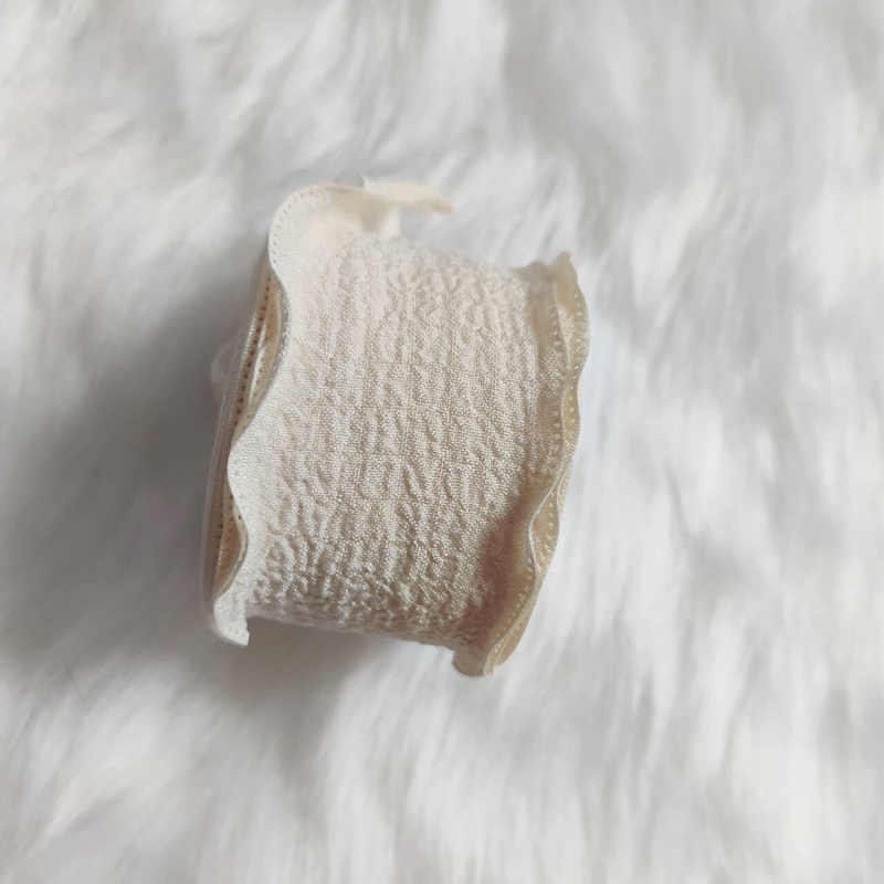 Ruban en Tulle plissé en queue de poisson de 9M, parfait pour l'emballage de bouquets et la décoration de gâteaux, matériel d'artisanat polyvalent pour le bricolage: WHITE