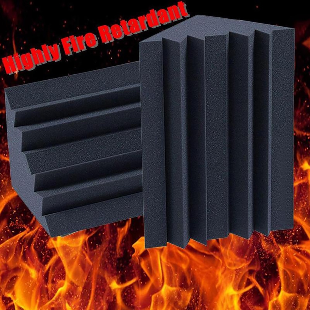 Soundproofing Foam Acoustic Bass Trap Corner Absorbers for Meeting Studio Room