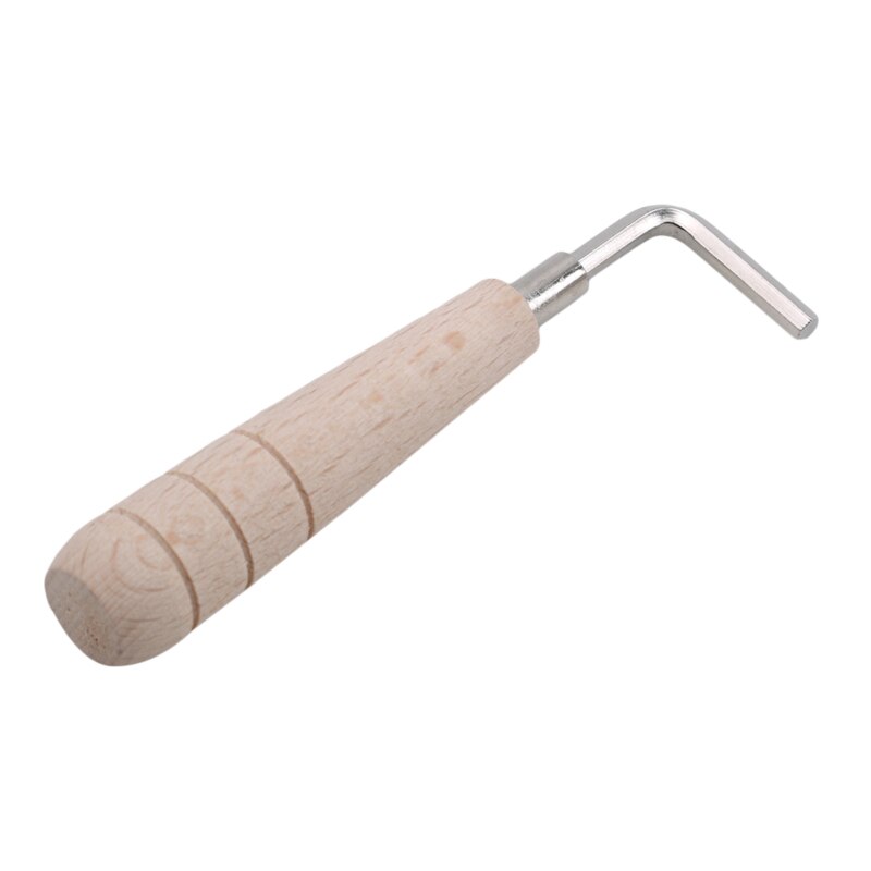 Guitar Wrench Allen Key Wooden Handle Luthier Tool 4mm Truss Rod Guitar Adjustable Wrench