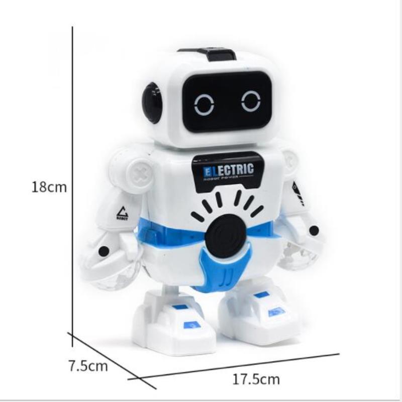 Space Robot Simulation Dancing Walking Colorful Light Kids Early Education Puzzle Game Baby Accompany 1pcs/pack: 1 robot