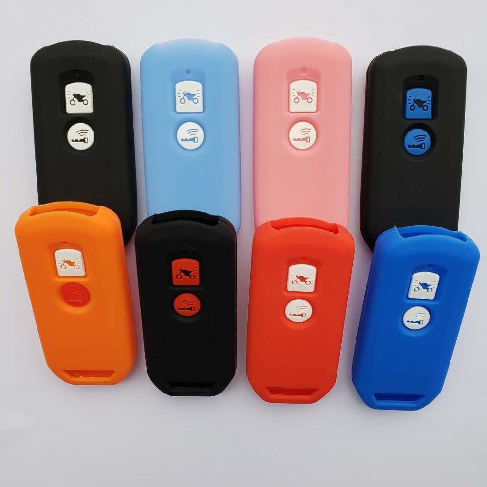 Protective Silicon Key Case For Honda X ADV SH 125 150 300 Forza 125 300 PCX150 Motorcycle Scooter 2 Button Smart Key