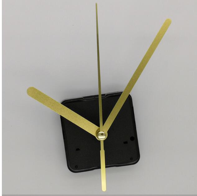1 set DIY Silent Klok Mechanisme Goud Quartz Horloge Wandklok Beweging Onderdelen Reparatie Vervanging Gereedschap 28mm as