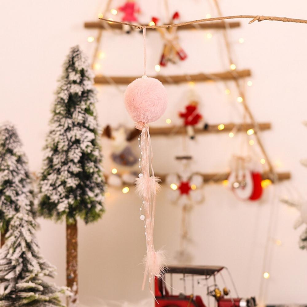 Christmas Ornaments Plush Pendant Christmas Doll Christmas Tree Plush Ball Christmas Tree Pendant: D