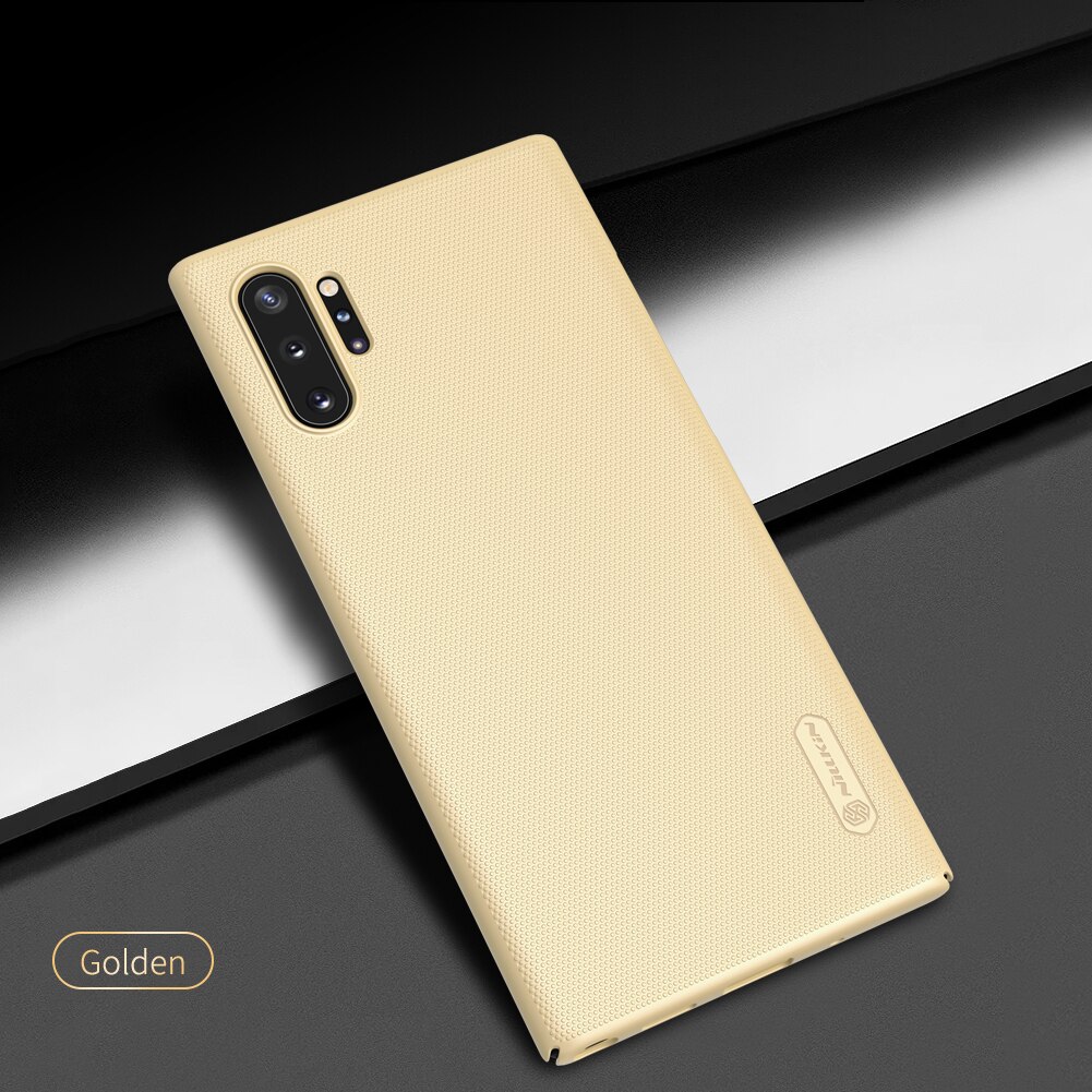 For Samsung Galaxy Note 10 Plus Case Casing Nillkin Frosted Hard Back Cover Case For Samsung Galaxy Note 10 Lite Note10+ Plus: For Note 10 Lite / Gold