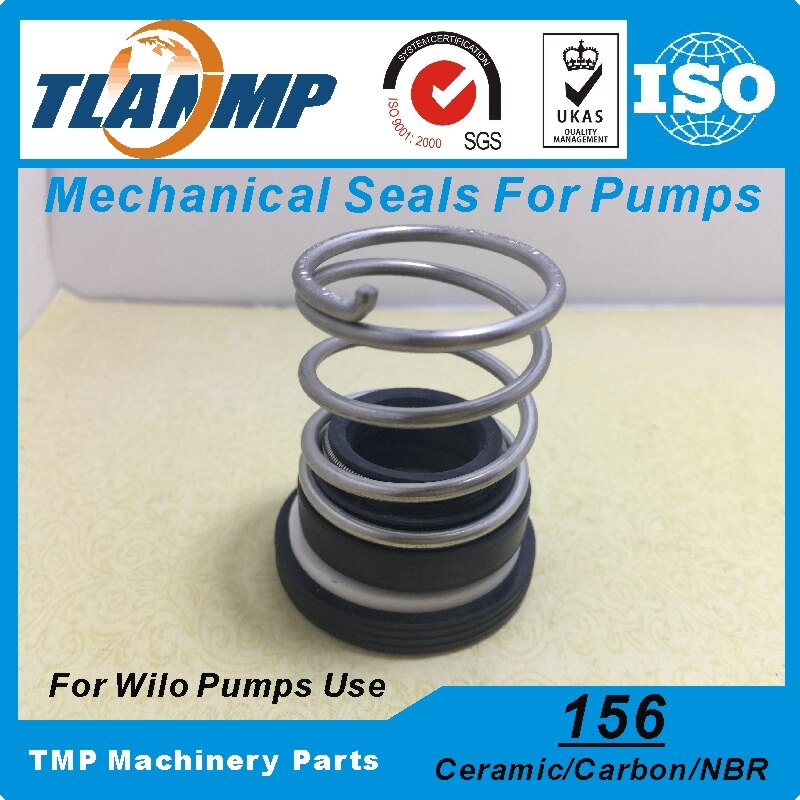 156-15 Mechanical Seals Voor Wilo PU-462EAH/PU-S400E Pompen (Materiaal: Carbon/Keramische/NBR) as Maat 15mm (5 stuks/partij)