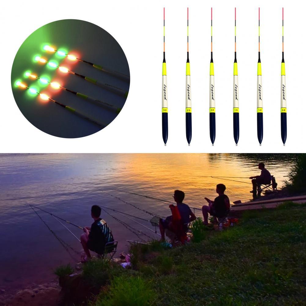 Hout Lichtgevende Vissen Bobbers Veilig Float Innovatieve Elektronische Lichtgevende Float Boei Voor Outdoor Vissen Apparatuur
