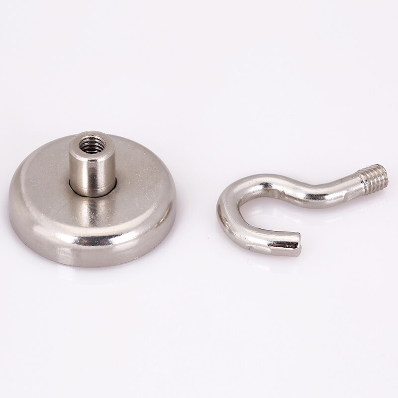 4pcs Multifunctional Magnetic Hooks Powerful Heavy Duty Neodymium Magnet Refrigerator Surfaces Not Scratch FP8 AU07