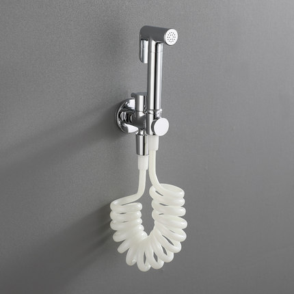 Toilet Spray Gun Faucet Toilet Companion Wall Mounted Concealed Pressurized Bidet Integrated Toilet Flushing Spray Gun Bidet Tap: Bidet Faucet Set B