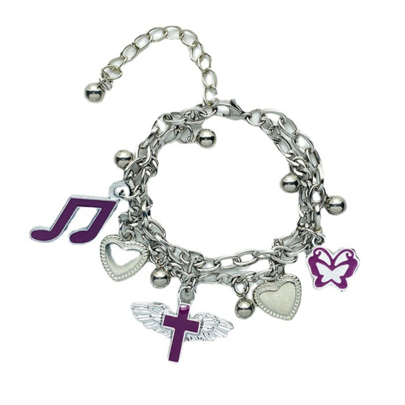 Vintage błyszcząca gwiazda Pentagram bransoleta ze stali tytanu dla kobiet słodka estetyczna bransoletka Y2k Charm Harajuku biżuteria: W kolorze jasnożółtym, złotym
