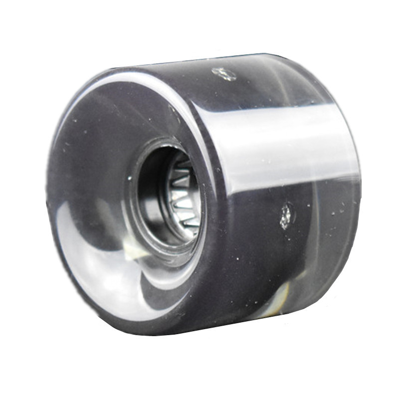 4pcs 60x45mm Longboard Wheels Pu Material Skate Roller Skateboard Part Wheels Upgrade Replacement Fish Board Banana Board Wheels: black