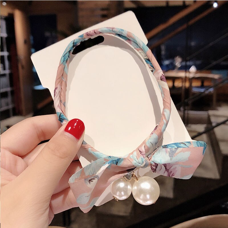 Moño de flores para mujer, Donut para hacer moños, perlas grandes dulces, herramienta de fabricación de cabello artesanal, accesorios para el cabello: 8