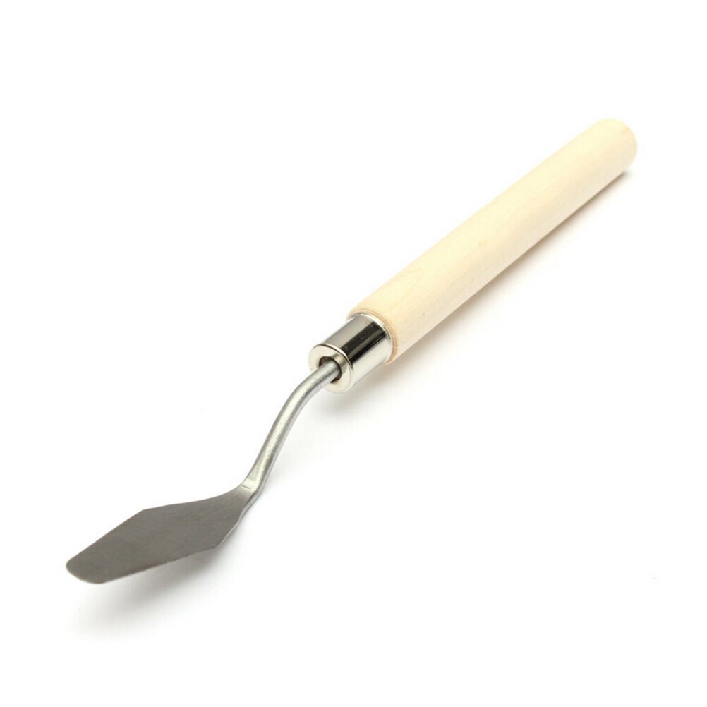 1pc rustfrit stål olie knive kunstner håndværk spatel paletkniv til oliemaleri kunst sæt forsyninger diy håndværk matematik sæt