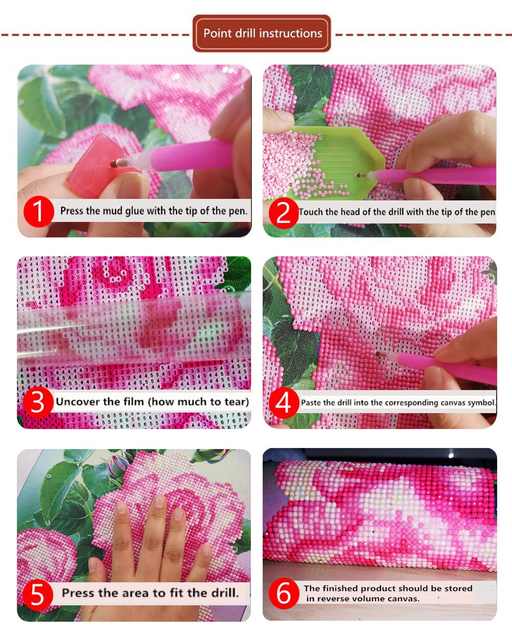 5D diamond painting full diamond unicorn round diamond mosaic pattern home decoration DIY handmade