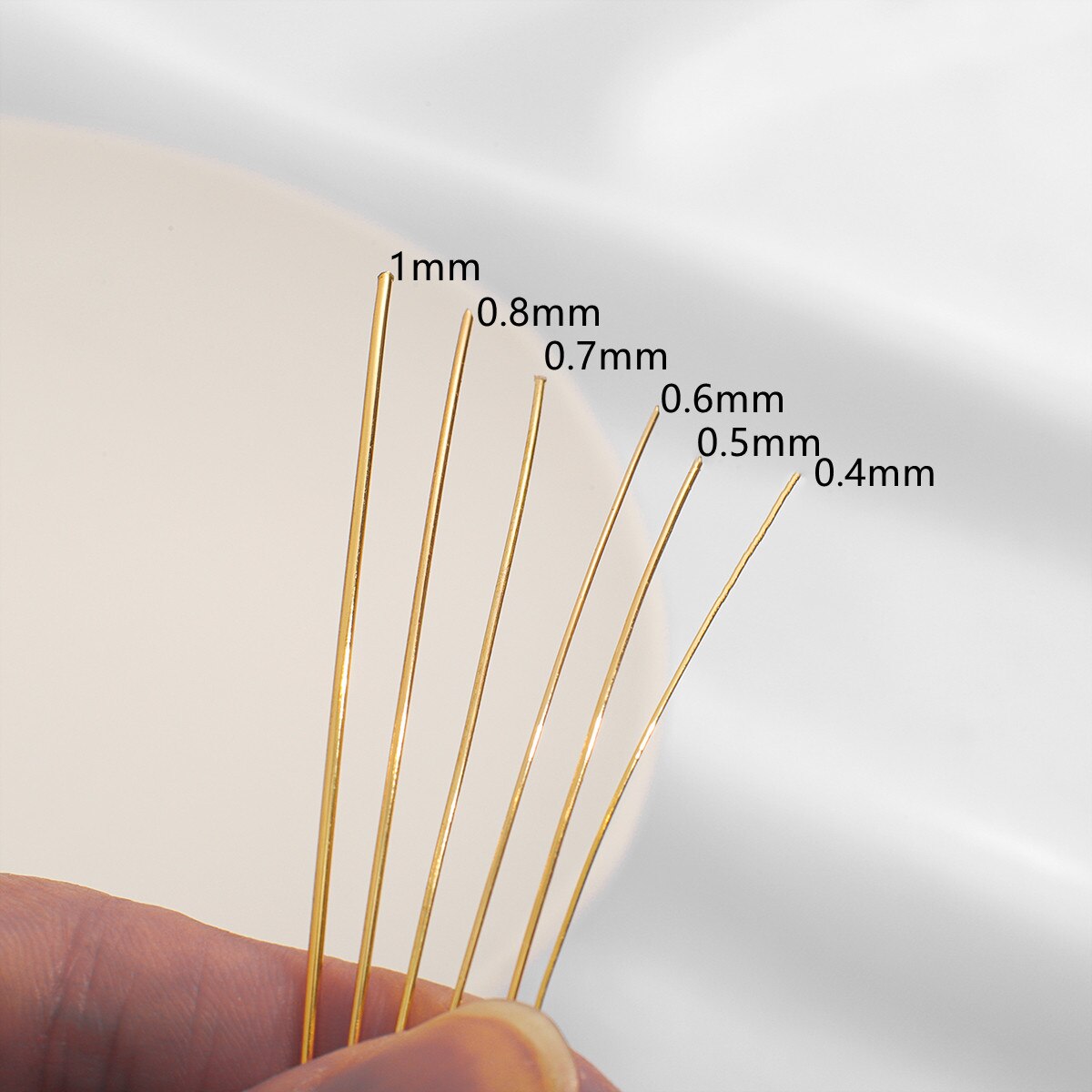 1Meter 18KGold Plating Copper Beading Wire Cord String for Diy Winding Necklace Bracelet Jewelry Finding Craft Making Accessory