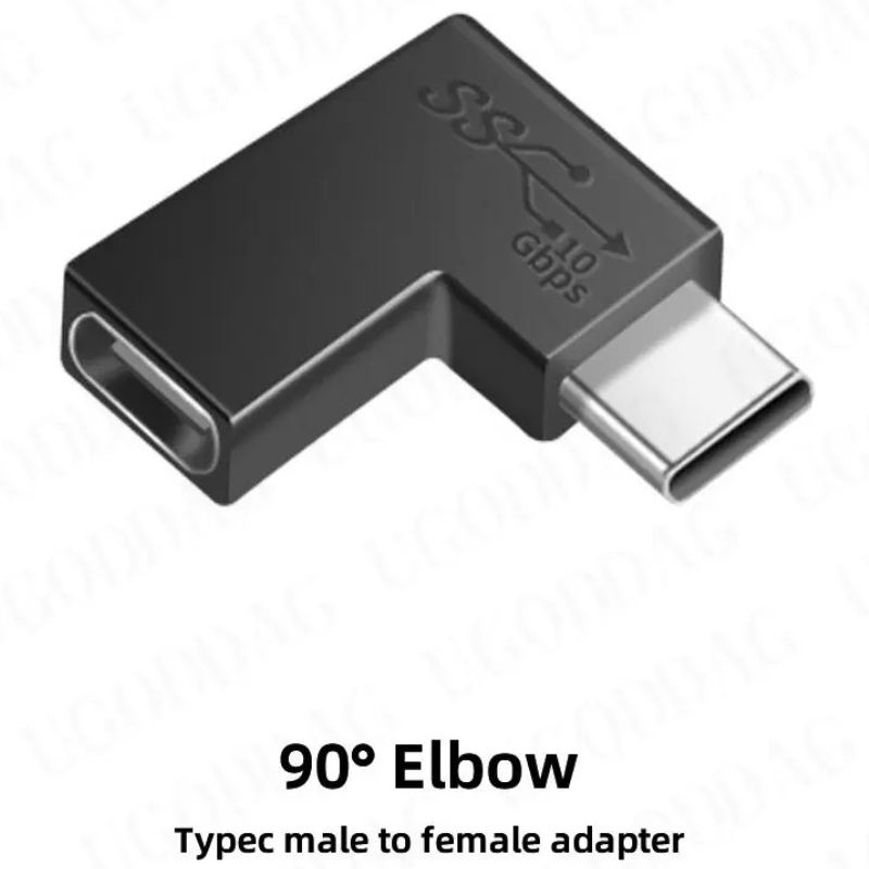 USB C Adapter Type-C Male to Type C Female Extension Adapter for Tablet Laptop Charger Converter 100W 5A 10gbps Data Connector: BROWN