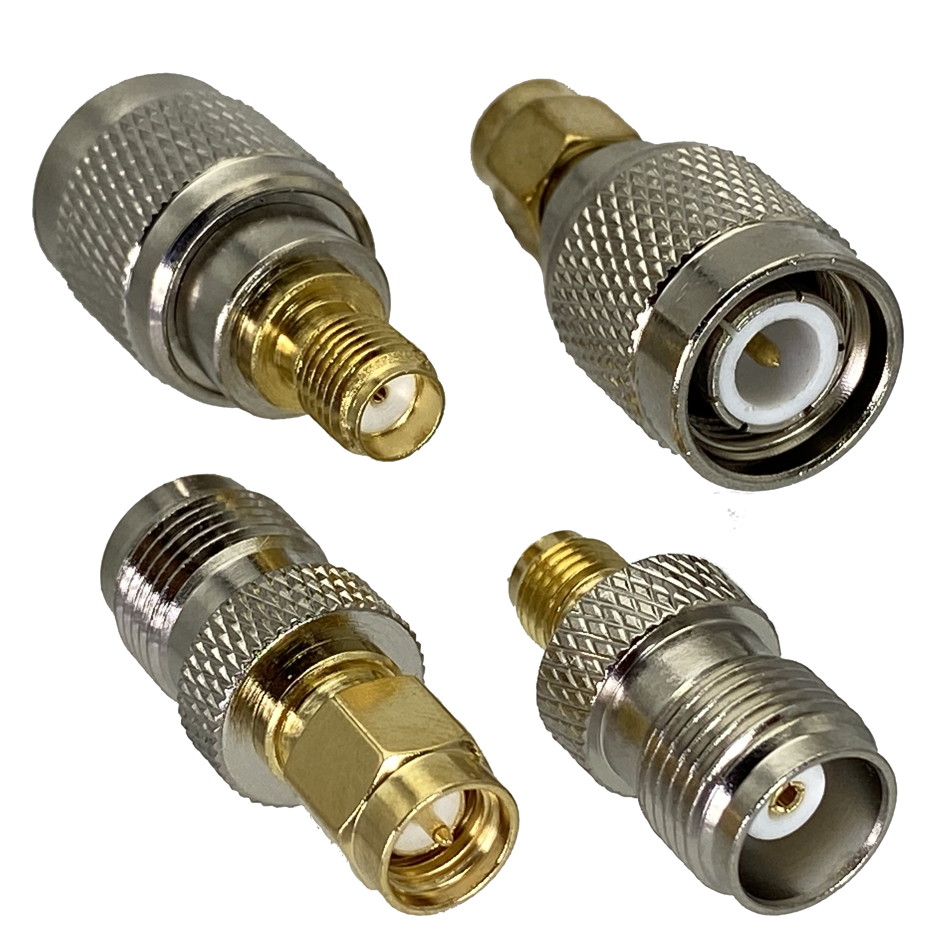 1Pcs Adapter SMA to TNC Male Plug & Female Jack Straight RF COAXIAL Connector 50ohm Wire Terminals