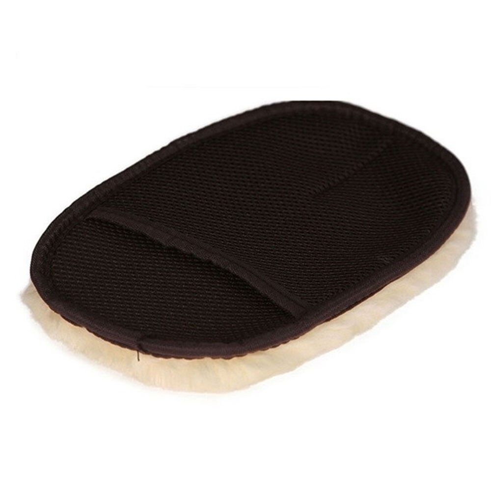 Car Styling Wool Soft Car Washing Gloves Cleaning Brush Motorcycle Washer Care: Colorless