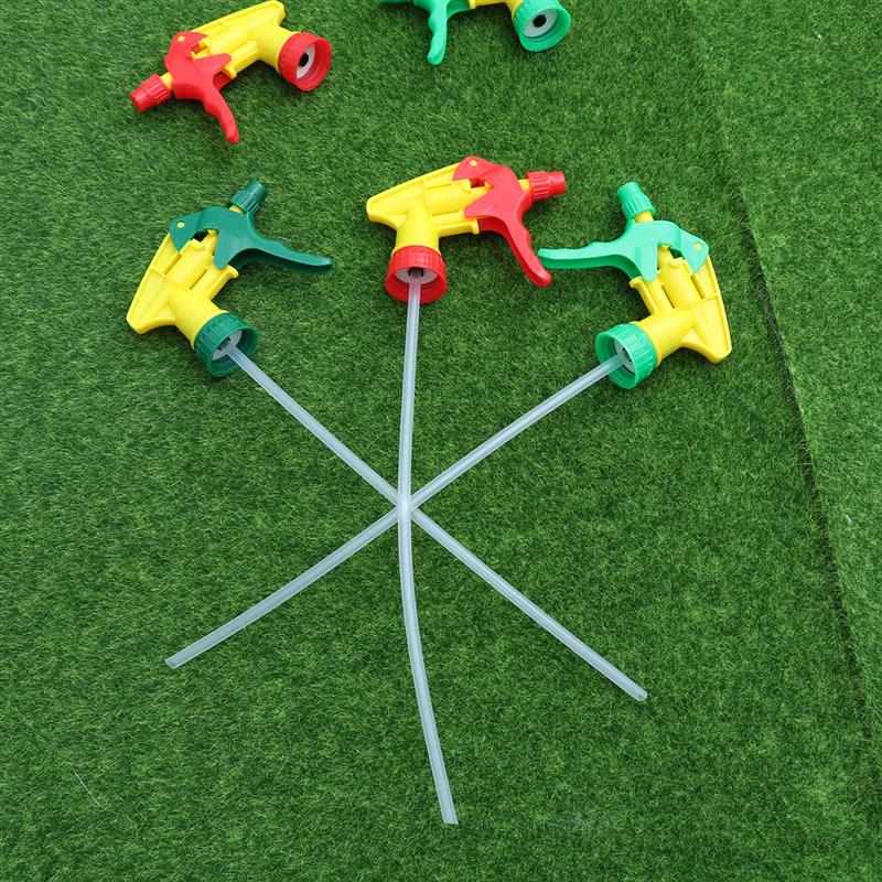 10 stk universal sprayflaske trigger plast spray dyser sprøjte udskiftning trigger spray toppe spray hoveder (tilfældig farve)