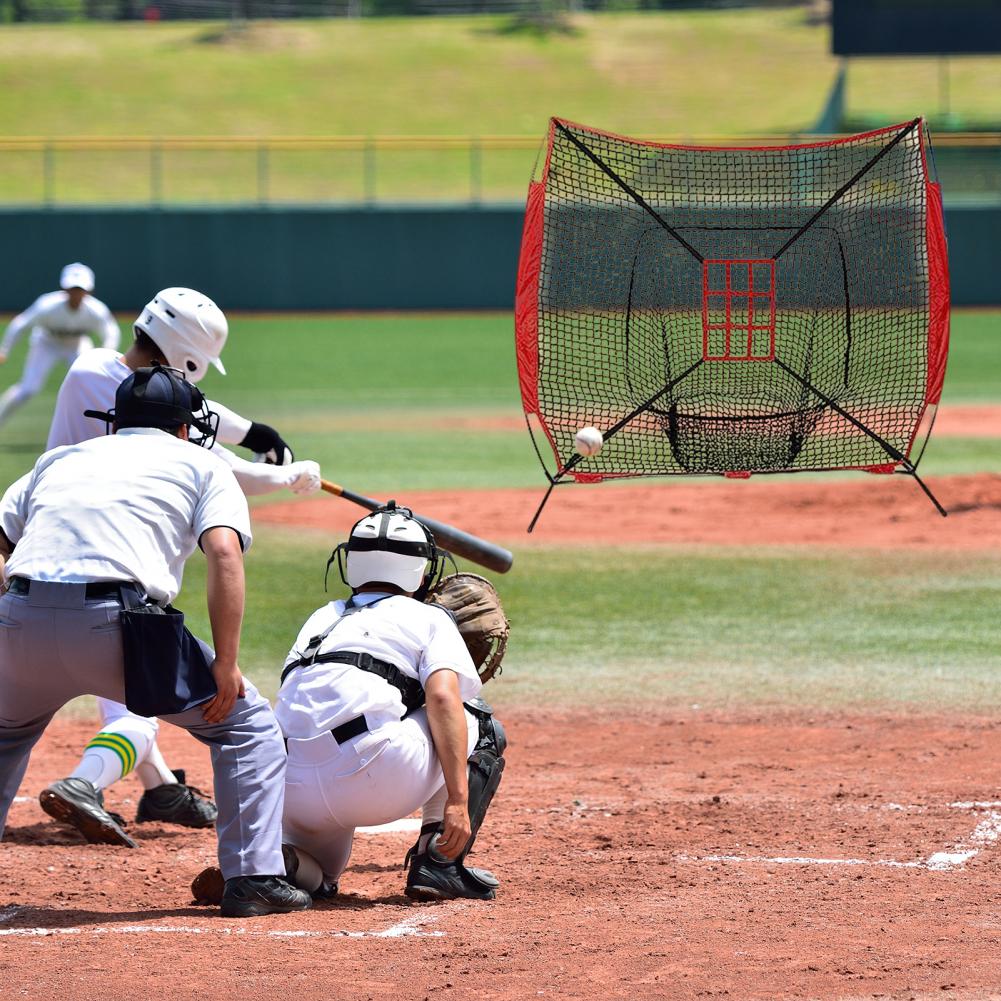 Honkbal Strike Zone Target Honkbal Target Net Verbeter de honkbalvaardigheden met verstelbaar Strike Zone Target Net voor gooien