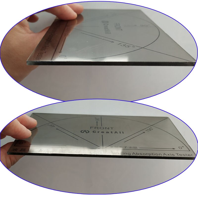 Polarizer Film Angle Testing Tools/Tester For LED/LCD Screens