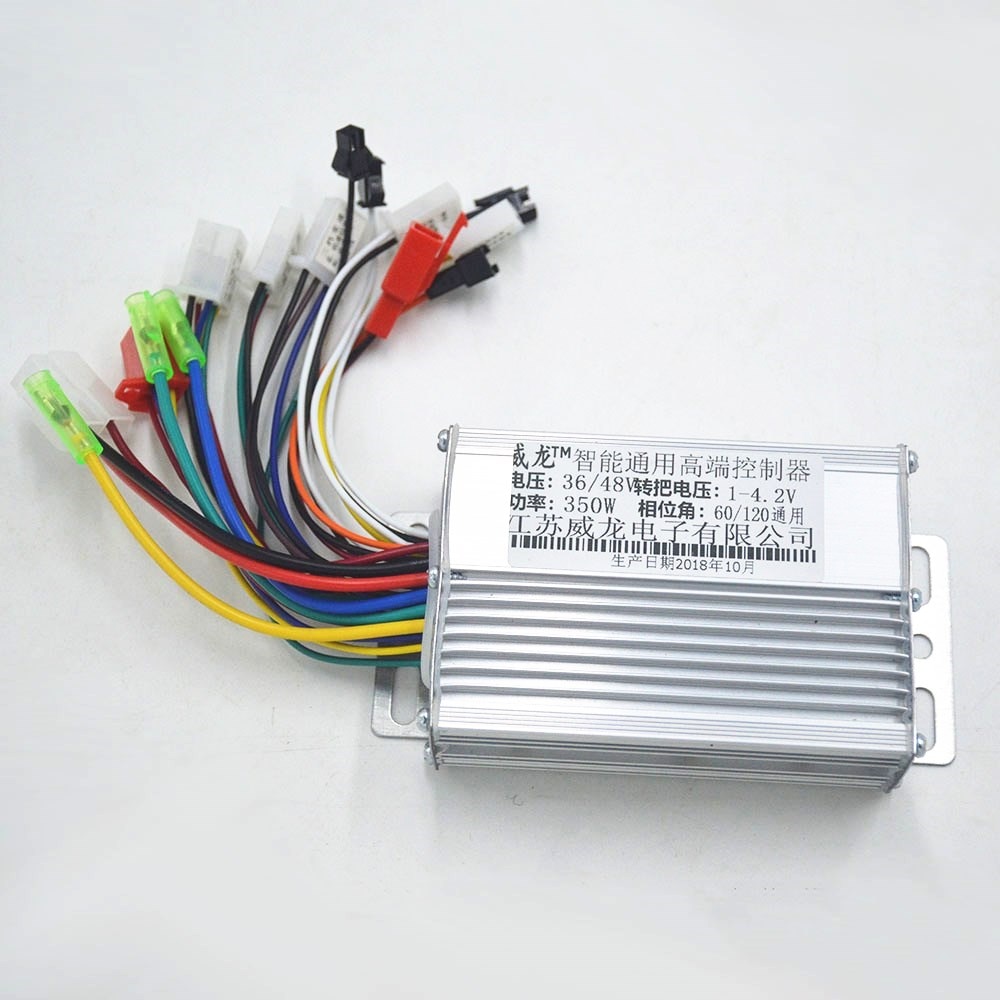 Ebike controller box 350w 36v/48v 18a e bike controller electric bike tricycle bldc speed controller for e-bike/electric scooter