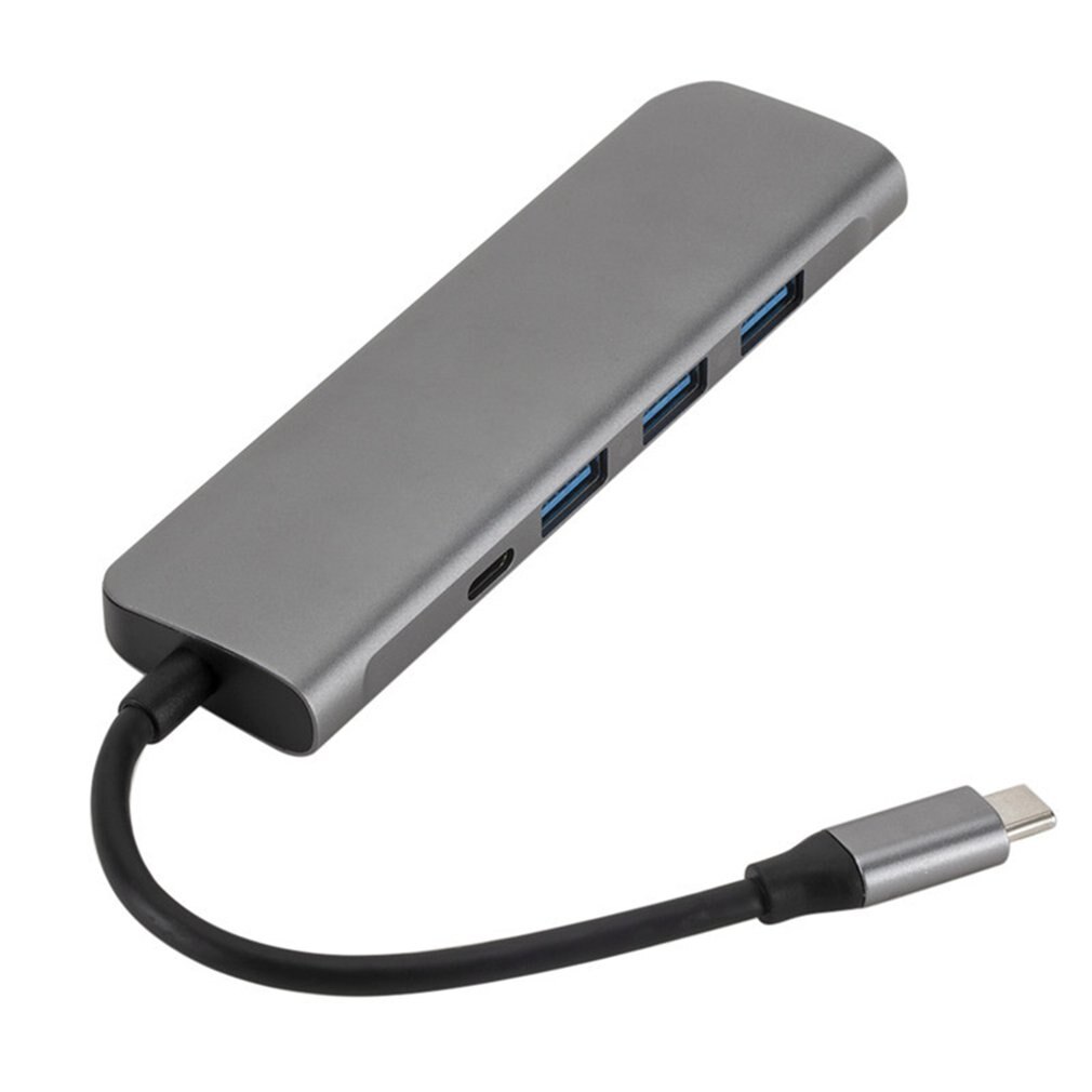USB-C Hub Adapter - Thunderbolt 3 to HDMI VGA - PD Converter - Card Reader - Plug & Play