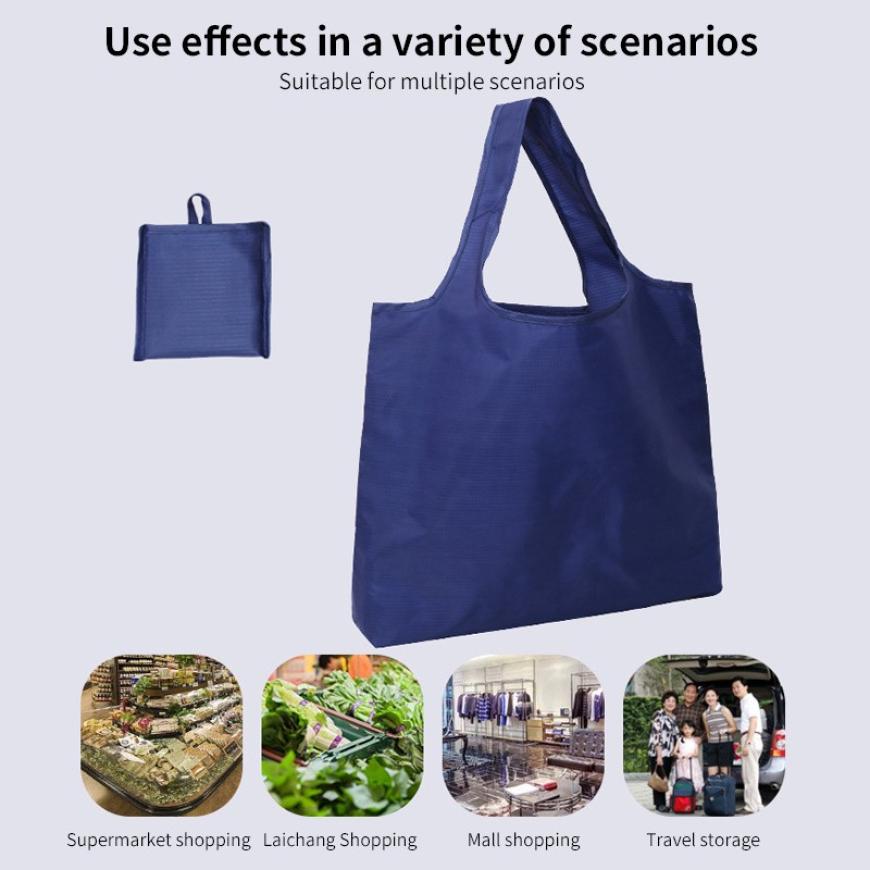 foldable Oxford waterproof cloth bag, supermarket shopping bag, environmental protection carrying bag, folding bag