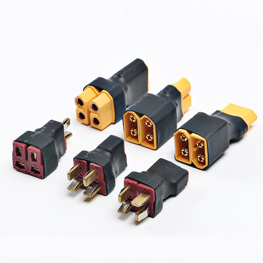 Adaptateur série parallèle Deans T Plug EC3 EC5, compte 60, compte 90, connecteur de convertisseur de batterie Lipo, accessoires de modèle RC bricolage, 1 pièce