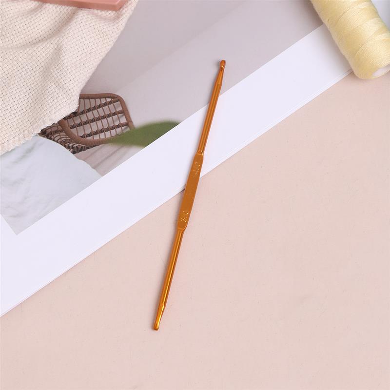 Ganchos de ganchillo de doble cabeza, gancho de ganchillo para costura, hilo DIY, ropa, agujas de tejer, herramientas, ganchos, accesorios de costura: Gris oscuro