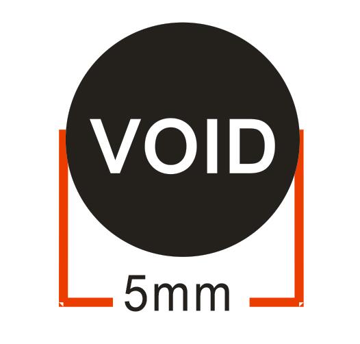 500pcs/lot Warranty sealing label sticker void if seal broken fragile label: B