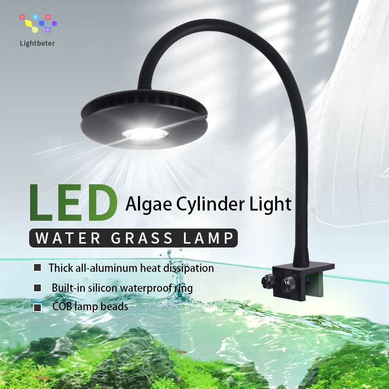 Lightbeter Aquarium LED Algae tank light Dimmable Aquatic Plant Grow Lighting Lamp For Aquarium Decoration Algae Light