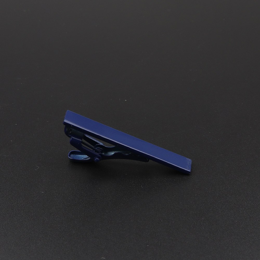 4.5cm Men Dress Colorful Tie Clips Exquisite Simple Business Necktie Clip Slim Ties Clips Suits Accessories Jewelry: 2