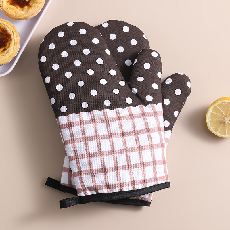 Ofen-Backhandschuhe, Ofenhandschuhe, Mikrowellenherdhandschuhe, hochtemperaturbeständige Leinenhandschuhe, Küchen-Backwerkzeuge, Backgeschirr: verrotten