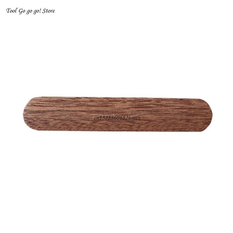 Aimant de réfrigérateur décoratif aimants de réfrigérateur en bois Simple autocollants de Message ornements pour la décoration à: Gris clair