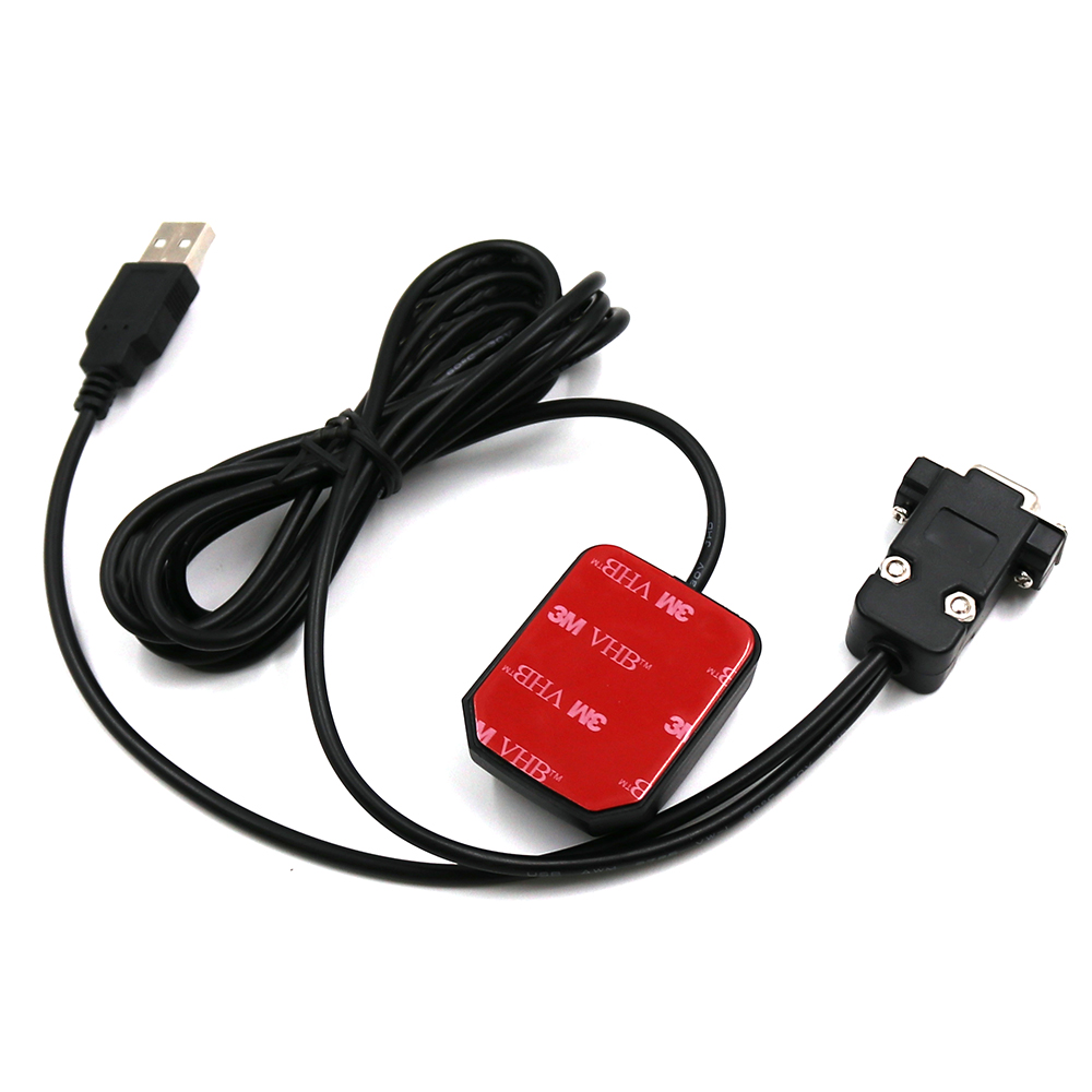 DB9 female + USB male connector RS-232 GNSS receiver Dual GPS+GLONASS receiver, 9600,NMEA,4M FLASH,BN-81DU