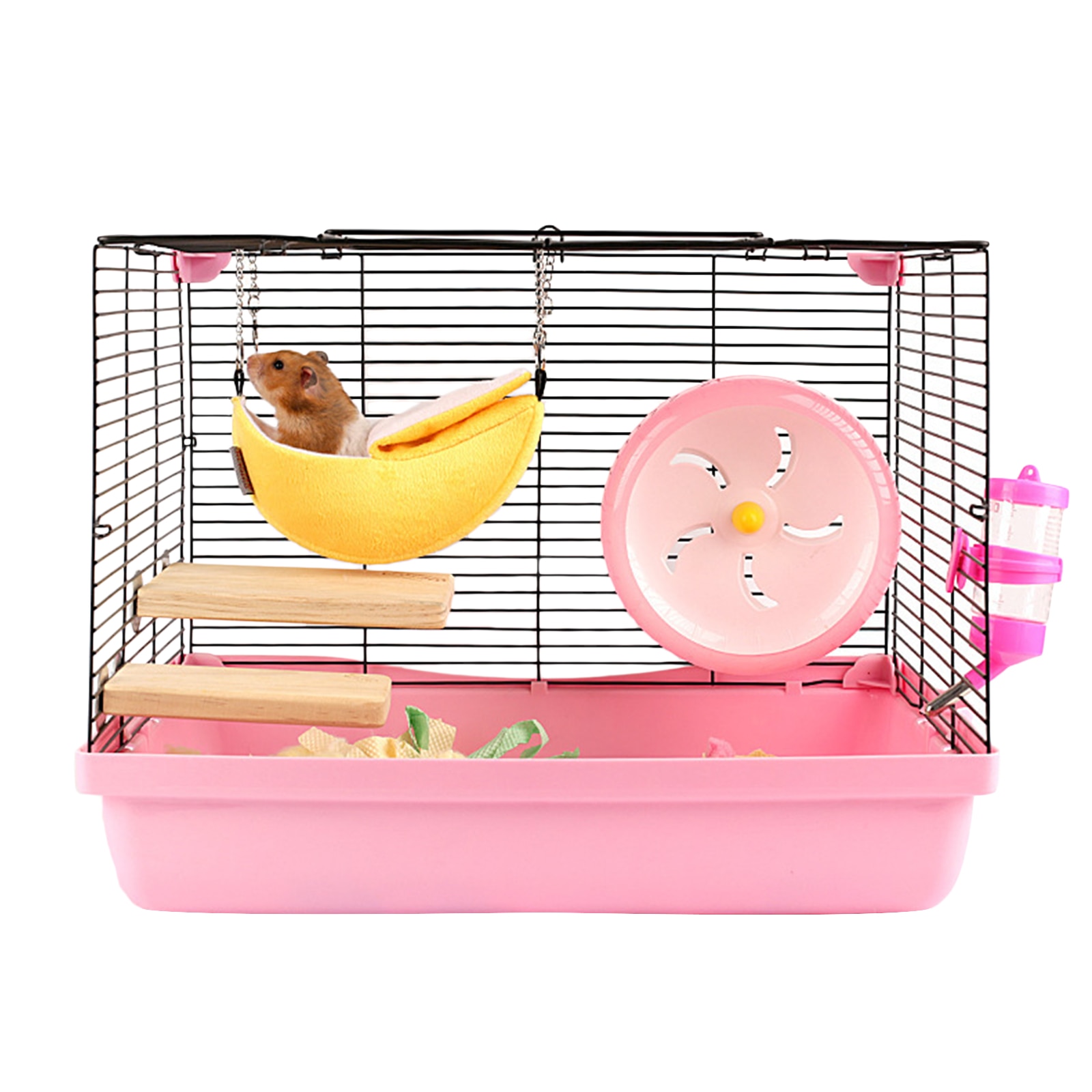 Hamster bomuld reden banan form hus hængekøjer køjeseng hus legetøj bur til sukker svævefly hamster lille dyr fugl kæledyr forsyninger