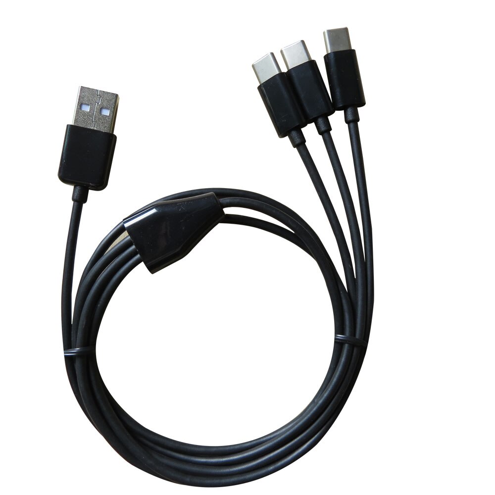 1m 3ft 3 in 1 USB Type C cable Power 3 TYPE C Devices At Once
