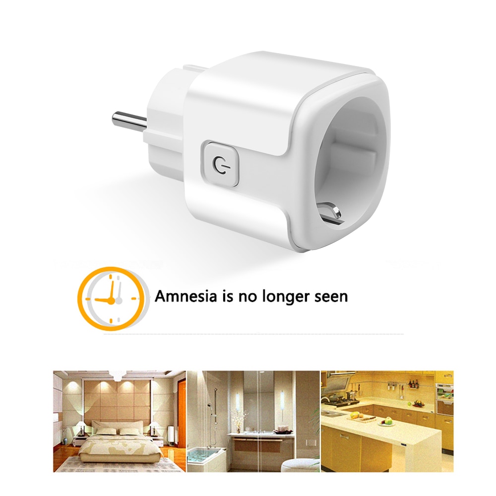 2022 433Mhz Wireless RF Remote Control Home Office Smart WiFi Power Timer Socket Outlet EU Plug Energy Saving