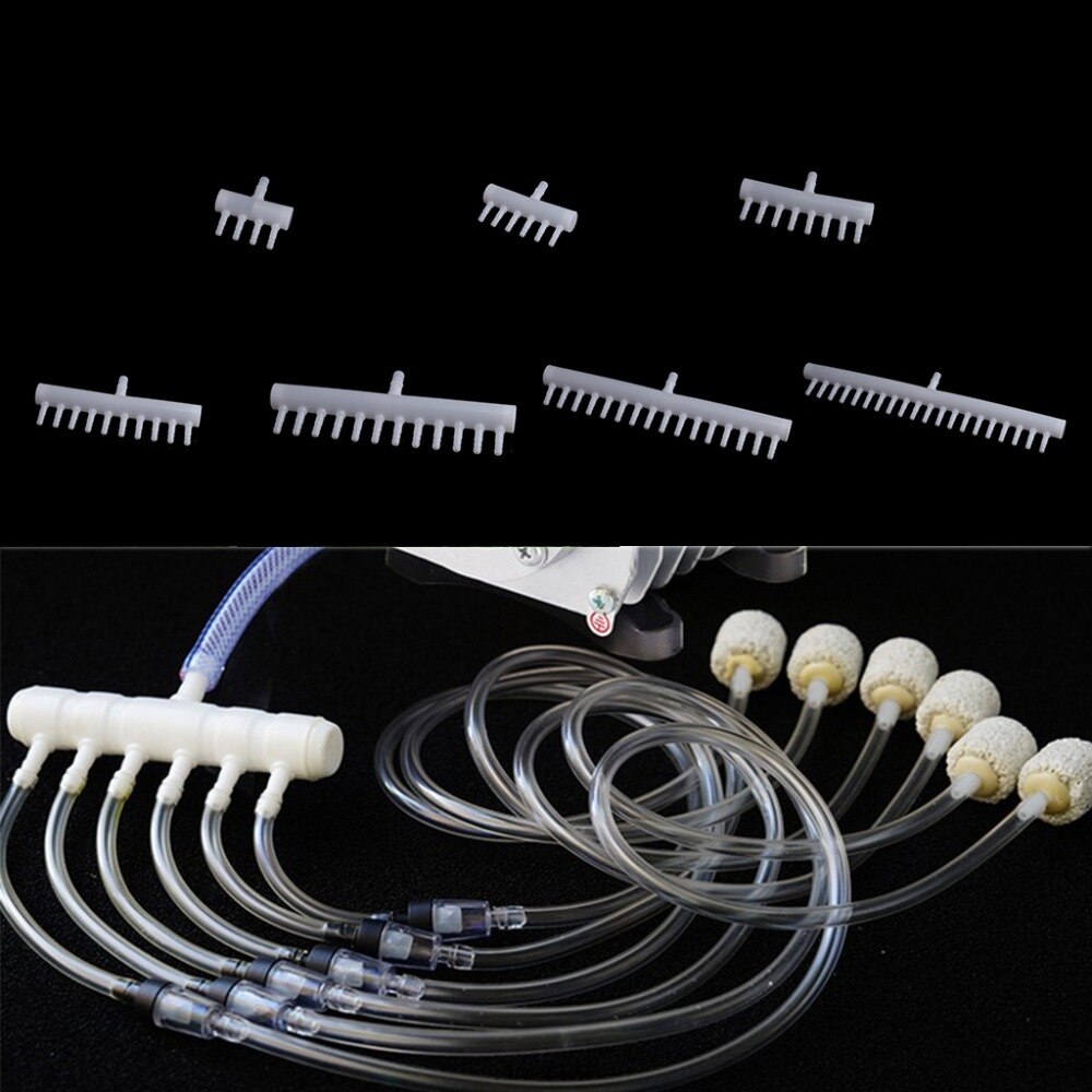 Kunststof aquarium luchtklep 4 6 8 10 12 16 20 weg aquarium vis tank luchtstroom splitter regelhendel klep